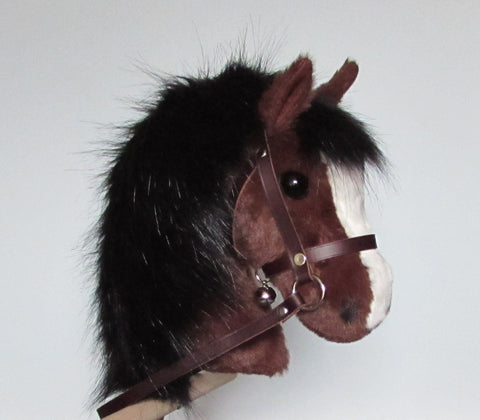 Silver dapple Hobby Horse with removable leather bridle – Laurel Designs